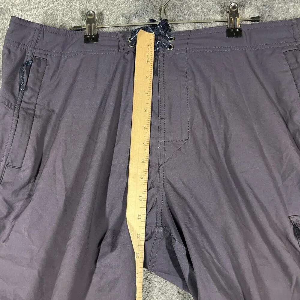 Patagonia Shorts Mens 36 Gray Board Shorts Drawstring Pockets Quick Dry